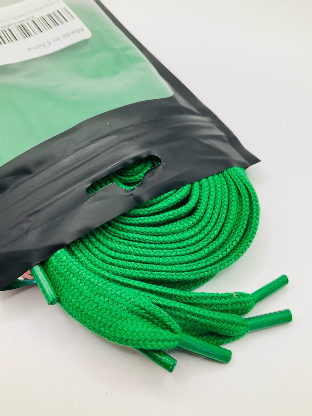 🌼4/$10🌼 NEW Bright Green Flat Thick 47” Shoelaces - 2 Pairs / 4 Laces Total